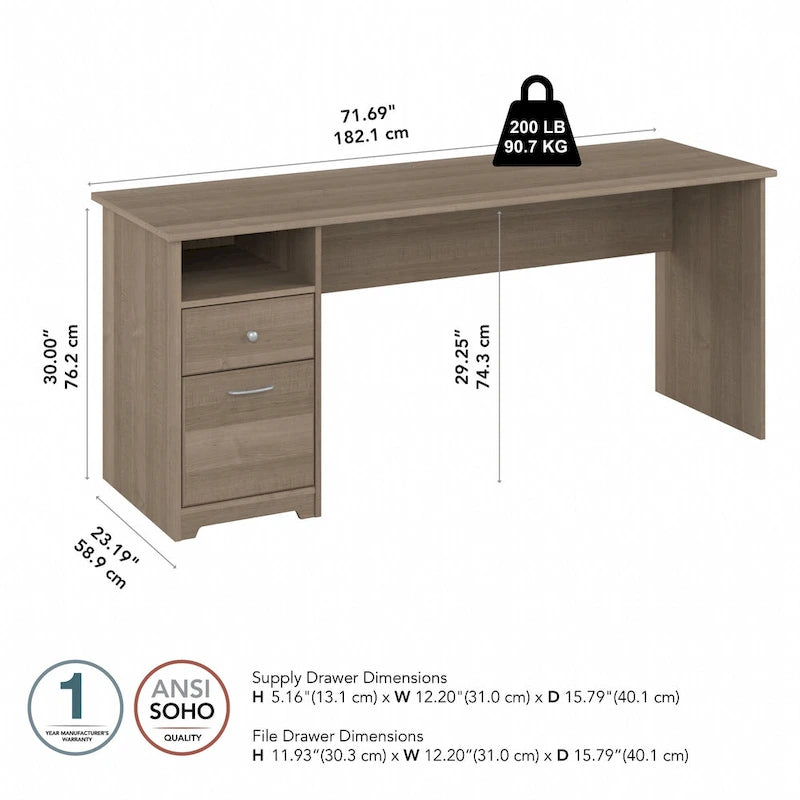 72W Bureau voor Thuis met Lades