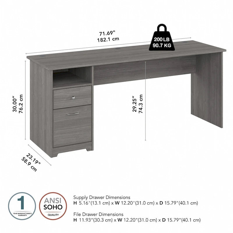 72W Bureau voor Thuis met Lades