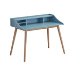 Bureau met opzetstuk en open planken