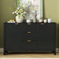 Dressoirkast met golfdesign – 3 laden, 3 verstelbare planken en softclose deuren