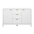 Dressoirkast met golfdesign – 3 laden, 3 verstelbare planken en softclose deuren