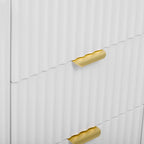 Dressoirkast met golfdesign – 3 laden, 3 verstelbare planken en softclose deuren