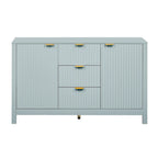 Dressoirkast met golfdesign – 3 laden, 3 verstelbare planken en softclose deuren