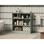 81 cm massief houten badkamerkast met verstelbare planken