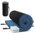Traagschuim Campingmatras met Antislip Onderkant en Draagtas