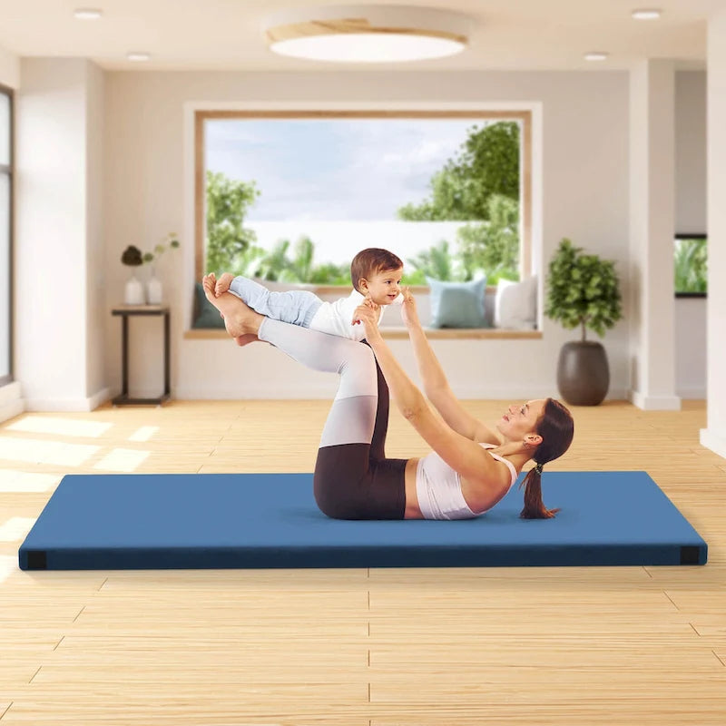 Traagschuim Campingmatras met Antislip Onderkant en Draagtas