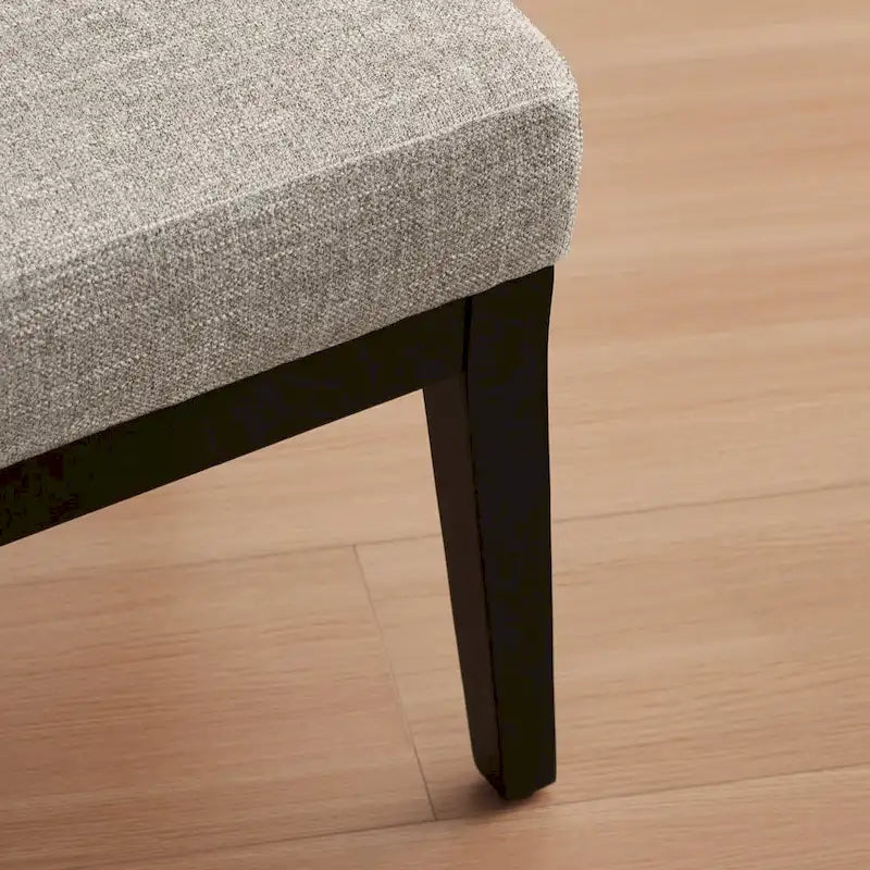 Gestoffeerde Fauteuil uit het Midden van de Eeuw met Massief Houten Frame en Ottoman