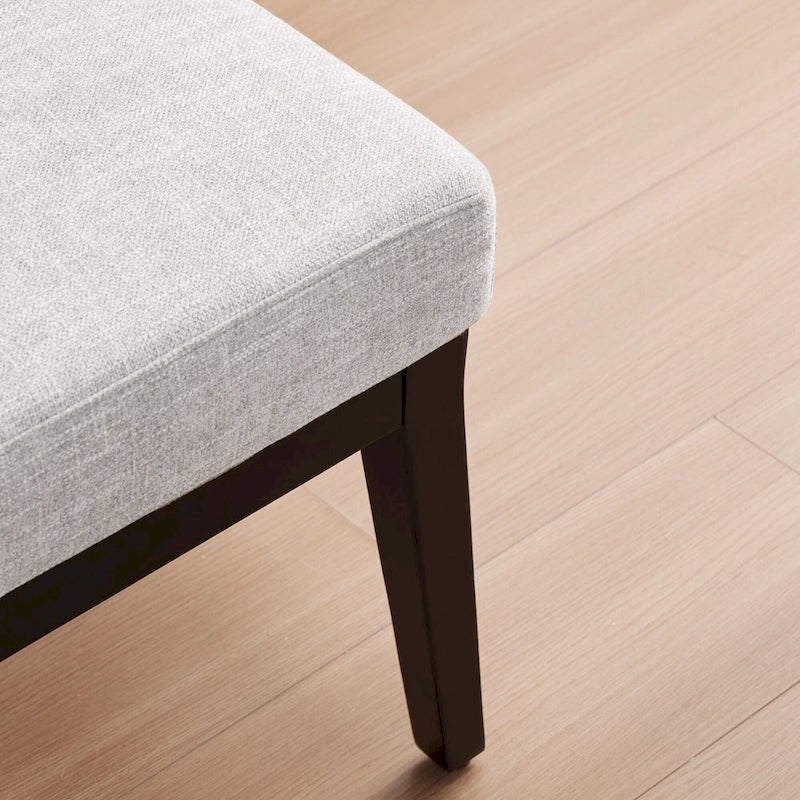 Gestoffeerde Fauteuil uit het Midden van de Eeuw met Massief Houten Frame en Ottoman