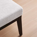 Gestoffeerde Fauteuil uit het Midden van de Eeuw met Massief Houten Frame en Ottoman