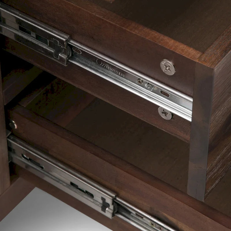 Modern industrieel dressoir van 150 cm van massief hout en metaal