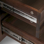 Modern industrieel dressoir van 150 cm van massief hout en metaal