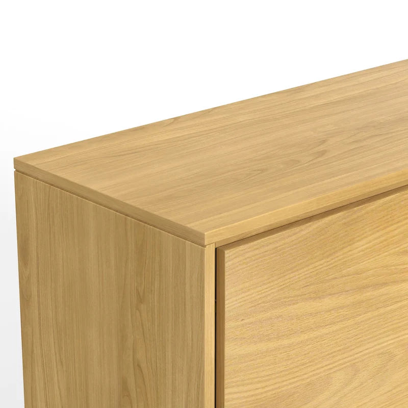 Modern industrieel dressoir van 150 cm van massief hout en metaal