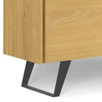 Modern industrieel dressoir van 150 cm van massief hout en metaal