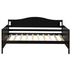 Houten twijfelaar slaapbank met uitschuifbaar bed