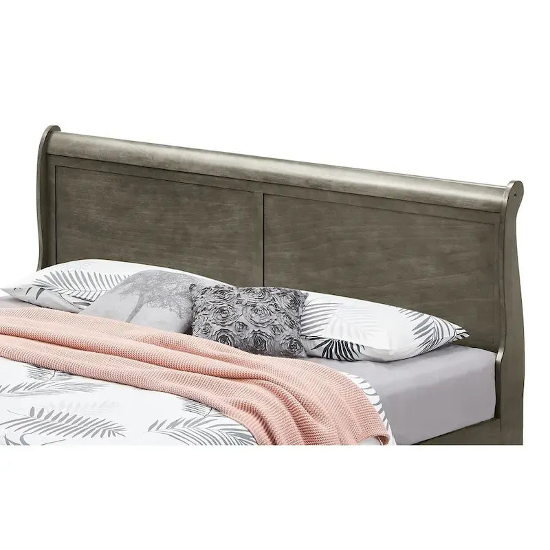 King Storagebed met houten paneel