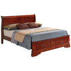 King Storagebed met houten paneel