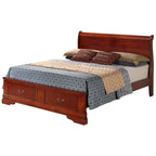 King Storagebed met houten paneel