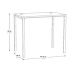 42" Staand Schrijfbureau – Zwart of Wit