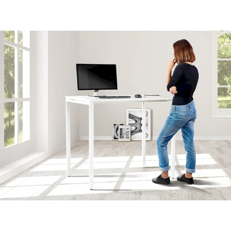 42" Staand Schrijfbureau – Zwart of Wit