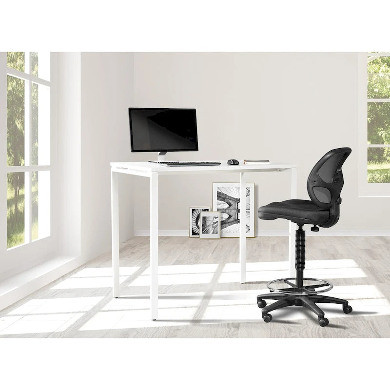 42" Staand Schrijfbureau – Zwart of Wit