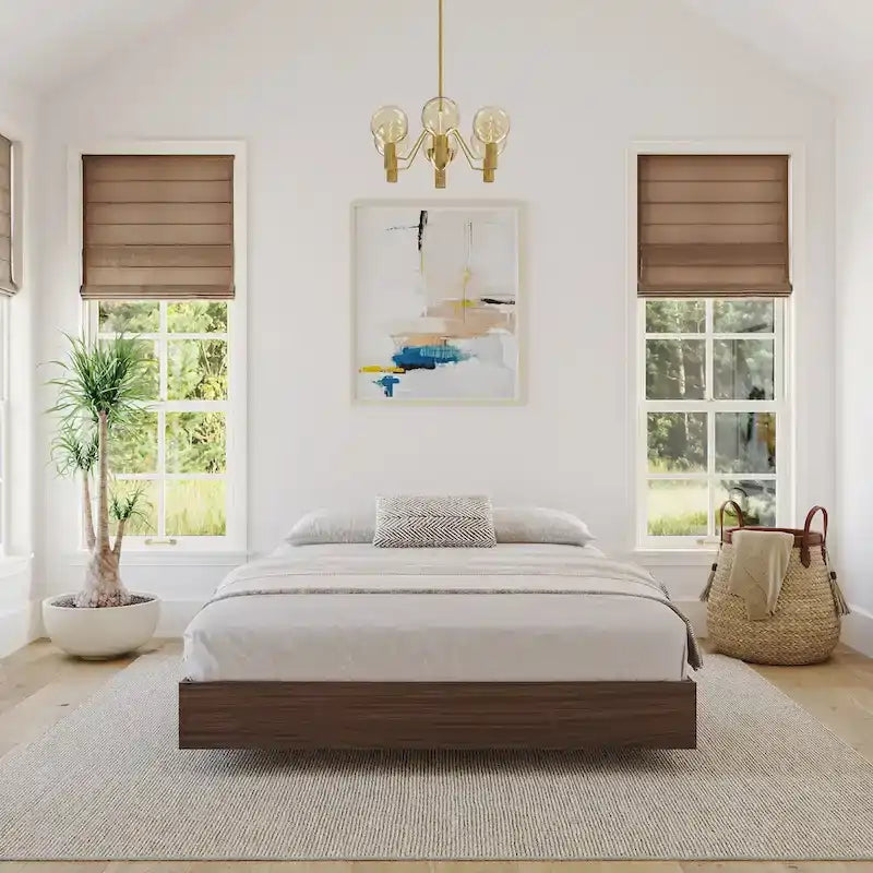 Seniorenbedframe, bruin