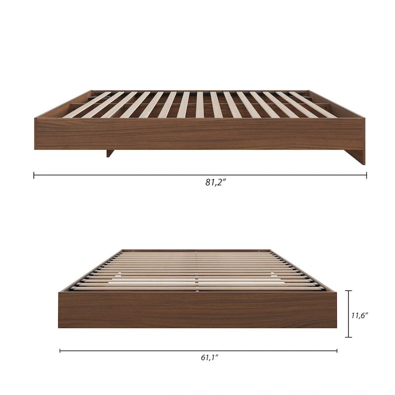 Seniorenbedframe, bruin
