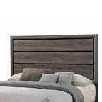 Kingsize bedframe met planken hoofdbord