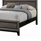 Kingsize bedframe met planken hoofdbord