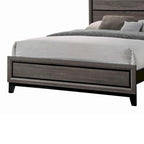 Kingsize bedframe met planken hoofdbord