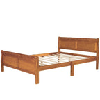 Queen Size Houten Platformbed met Hoofd- en Voeteneinde