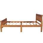 Queen Size Houten Platformbed met Hoofd- en Voeteneinde