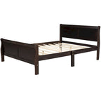 Queen Size Houten Platformbed met Hoofd- en Voeteneinde