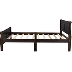 Queen Size Houten Platformbed met Hoofd- en Voeteneinde