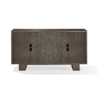 68 inch dressoir buffetkast met rubberhout en essengrijs afwerking