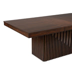 Uitschuifbare Rechthoekige Eettafel, 60-78 Inch, Bruin