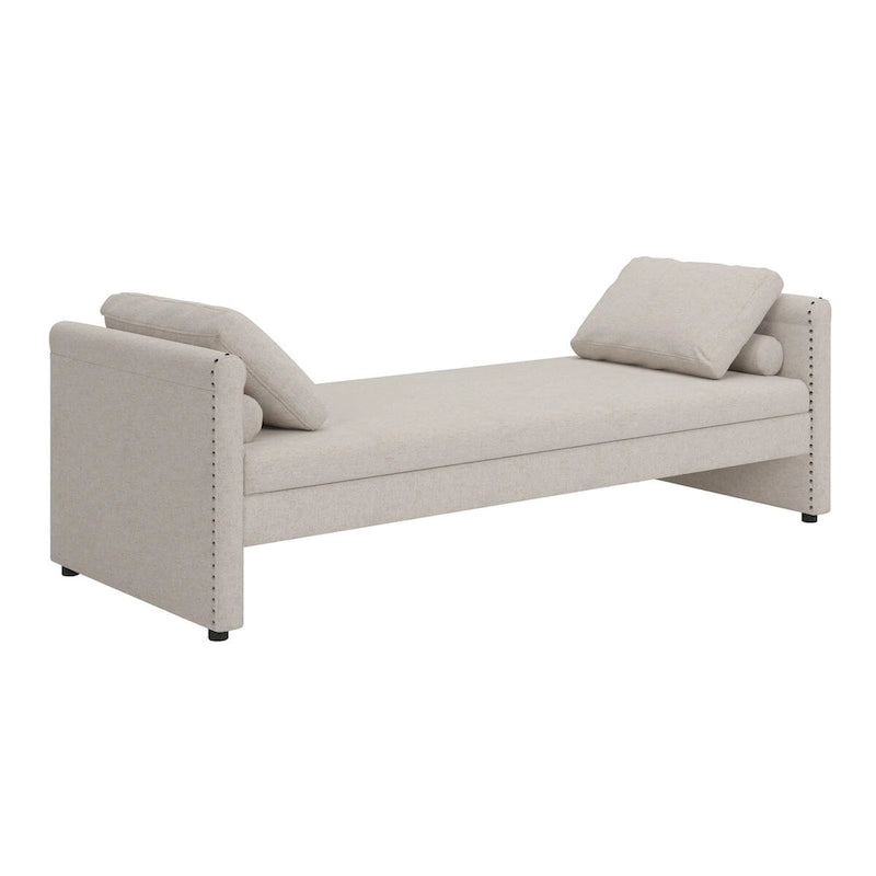 Gestoffeerde Chaise Lounger Slaapbank met Kussens