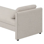 Gestoffeerde Chaise Lounger Slaapbank met Kussens