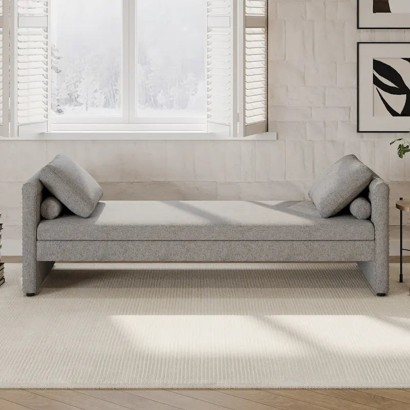 Gestoffeerde Chaise Lounger Slaapbank met Kussens